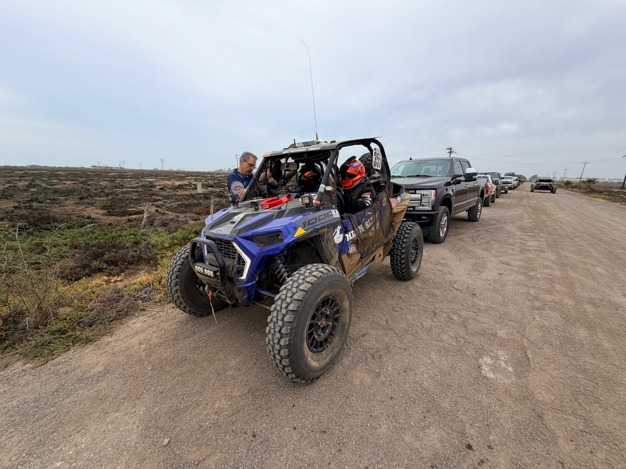 High Altitude Racing car 355 ready at the start of NORRA 500 Race Day 2