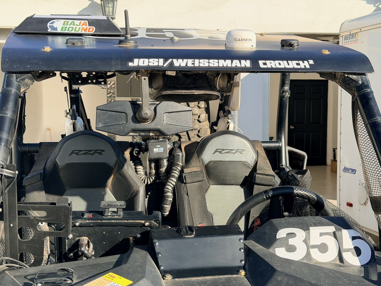 Front view of High Altitude Racing car 355 prepared in Ensenada